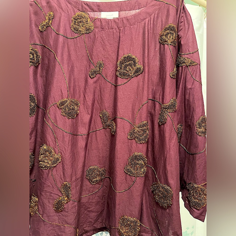 J.Jill 3/4 sleeve kimono style top in Pure Jill Collection size L